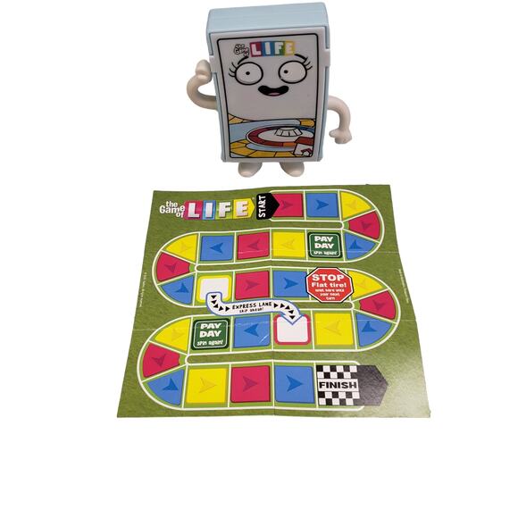 Game of Life McDonalds Happy Meal Toys 2021 Complete Travel Size Game of Life - Picture 3 of 12